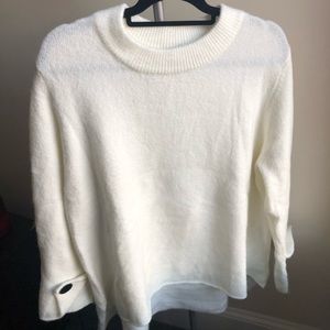 Zara Oversized White Sweater